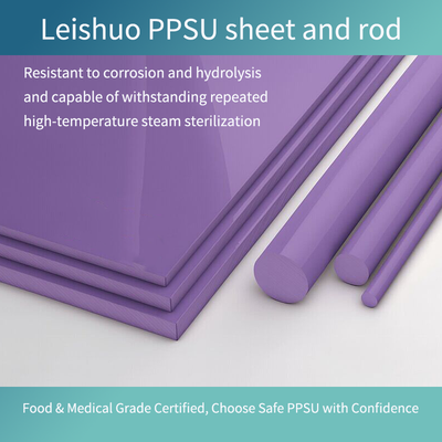High-Temperature Resistant PPSU Sheets and Rods for Industrial Applications